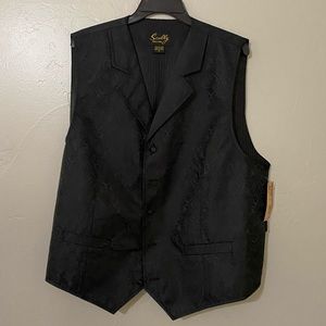 NWT Scully Black Paisley Vest